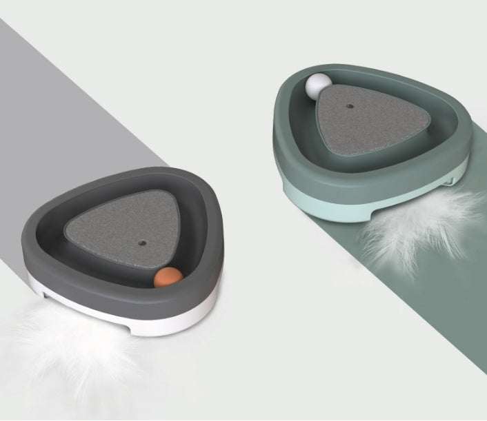 Smart Cat Turntable Toy with Scratcher
