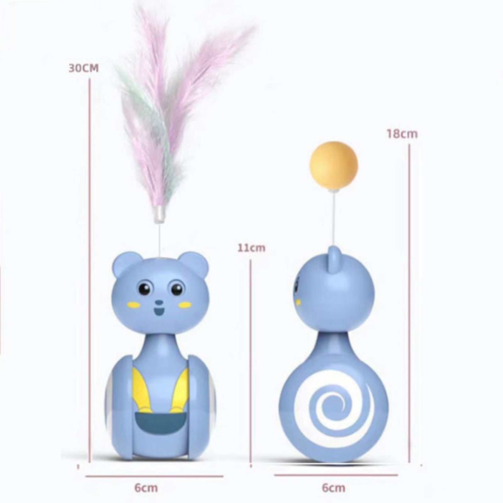 Interactive Cat Feather Teaser