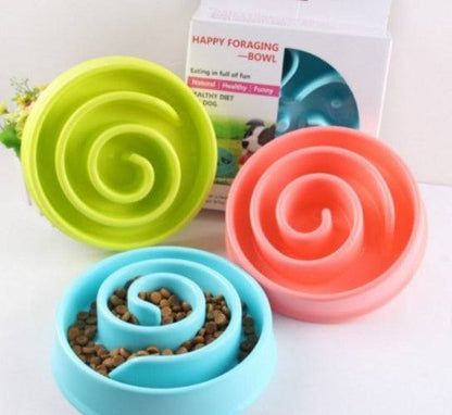 Anti-Choke Slow Feeder Dog Bowl