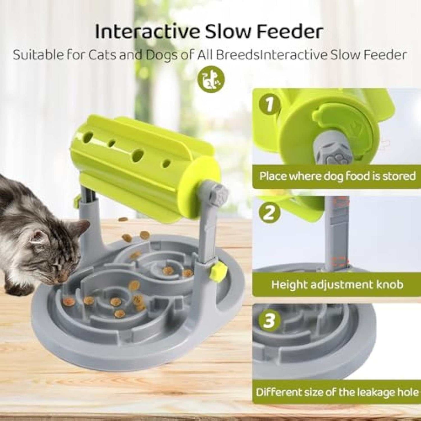Interactive Pet Puzzle Feeder
