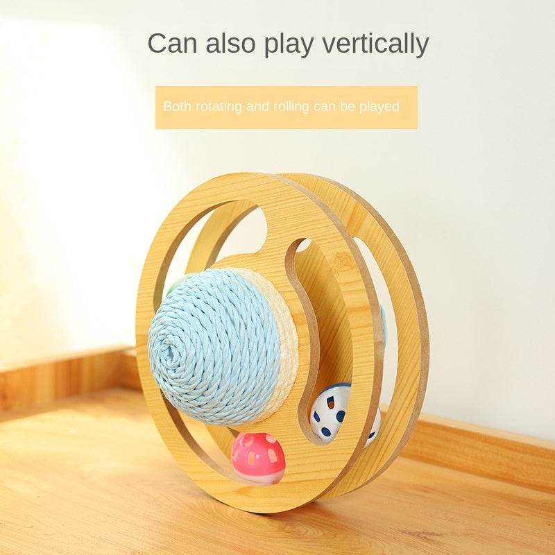 Sisal Rope Cat Scratcher Ball Toy