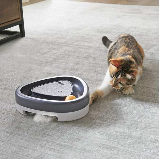 Smart Cat Turntable Toy with Scratcher 