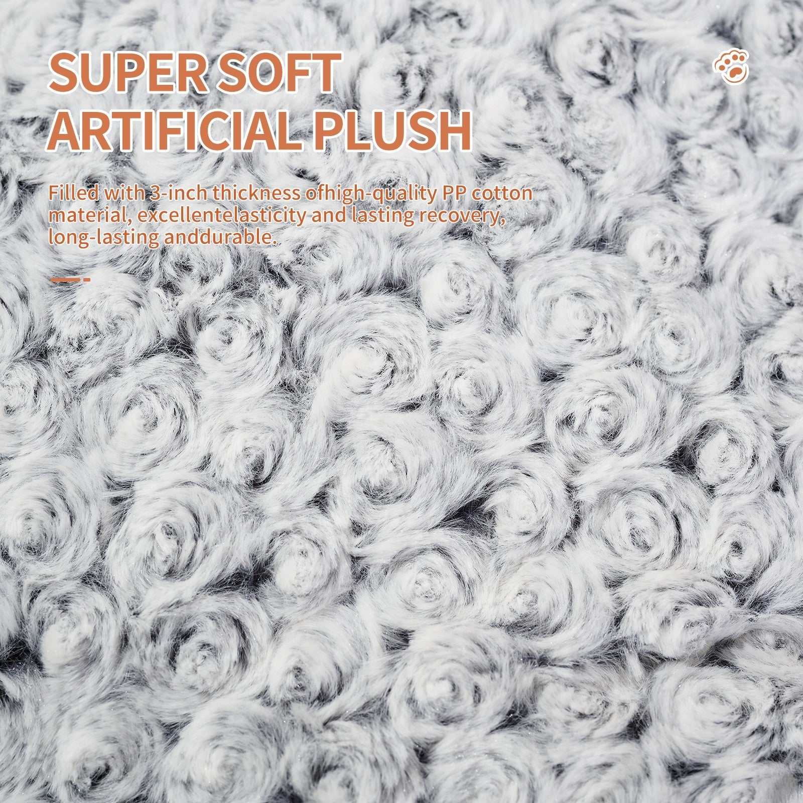 Soft Velvet Washable Dog Bed