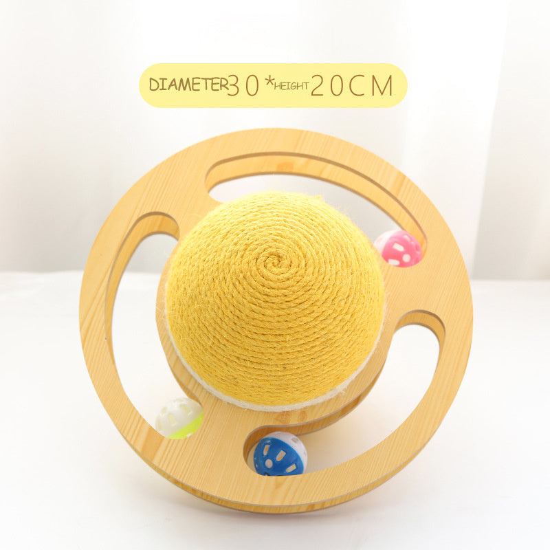 Sisal Rope Cat Scratcher Ball Toy